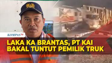 PT KAI Bakal Tuntut Pemilik Truk Imbas Laka KA Brantas di Semarang