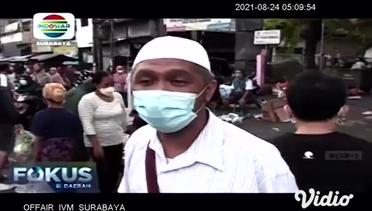 Pasca Kebakaran Pasar Kembang Surabaya
