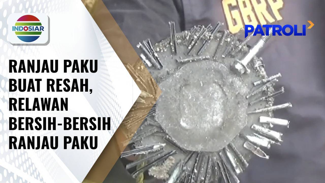 Banyak Keluhan Ranjau Paku, Relawan Berhasil Kumpulkan Ranjau Paku ...
