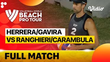 Full Match | Quarterfinals: Herrera/Gavira (ESP) vs Ranghieri/Carambula (ITA) | Beach Pro Tour Elite 16 Doha, Qatar 2023