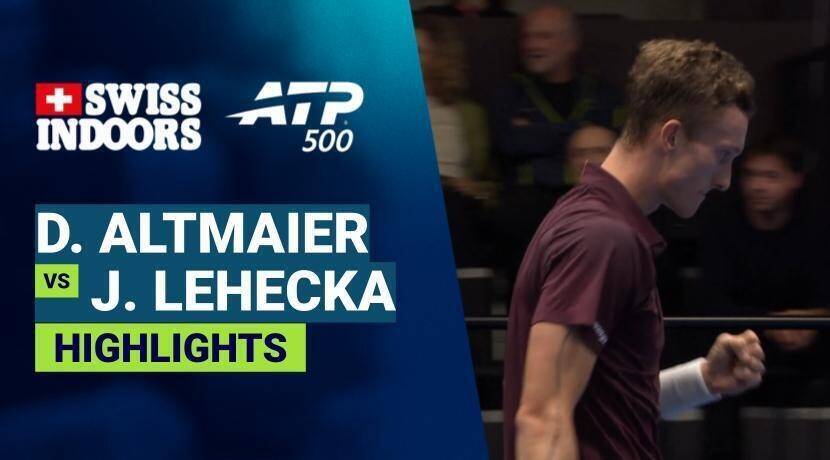 Daniel Altmaier vs Jiri Lehecka - Round 2 (IWB Court 1) | ATP 500: Swiss Indoors Basel 2026