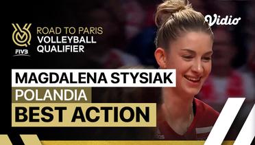 Best Action: Magdalena Stysiak | Women's FIVB Road to Paris Volleyball Qualifier 2023