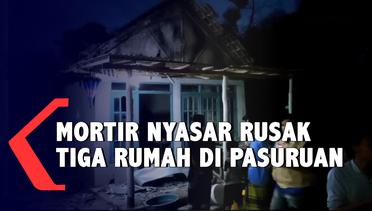 Ledakan Mortir Nyasar, Rusak Tiga Rumah di Pasuruan