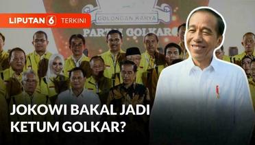 Disebut-sebut Bakal Jadi Ketua Umum Partai Golkar, Begini Jawaban Jokowi | Liputan 6