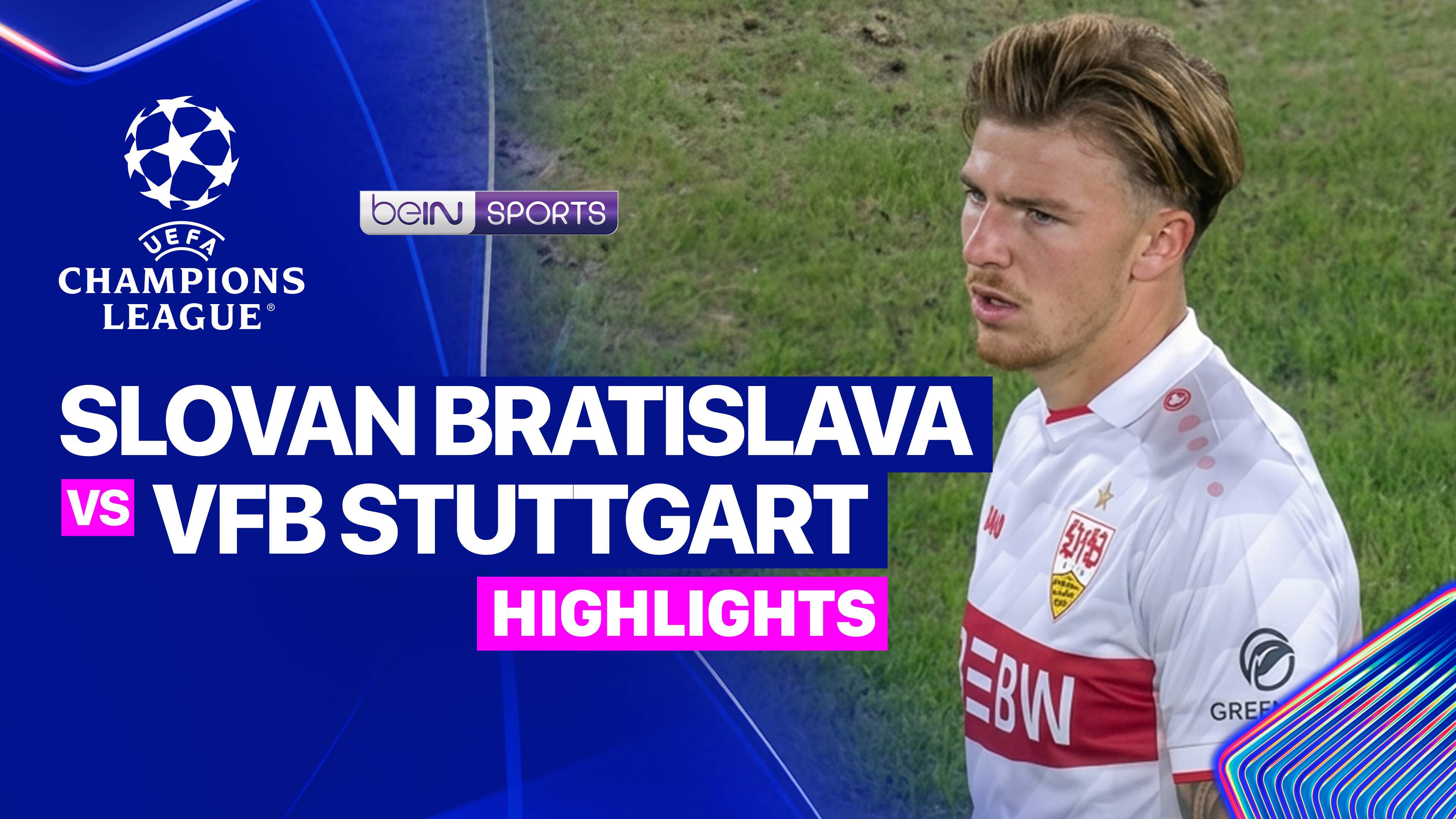 SK Slovan Bratislava vs VfB Stuttgart