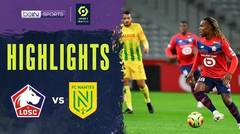 Match Highlight | Lille 2 vs 0 Nantes | Ligue 1 Uber Eats 2020