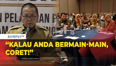 Momen Gubernur Lampung Arinal Djunaidi Tegur Petugas Haji