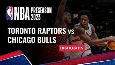 Toronto Raptors vs Chicago Bulls - Highlights | NBA Preseason 2023
