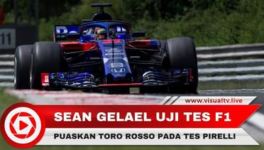 Sean Gelael Uji Tes F1 Bersama Toro Rosso di Sirkuit Hungaroring