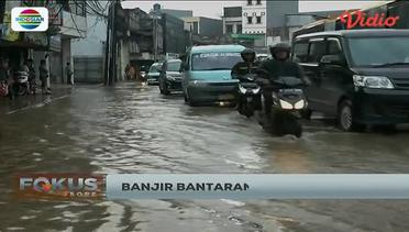 Lalu Lintas di Jatinegara Tersendat Akibat Banjir - Fokus Sore