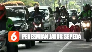 Jalur Sepeda di Jakarta Diresmikan 20 November Mendatang - Liputan 6 Siang