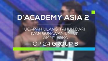 Ucapan Ulang Tahun dari Ivan Gunawan untuk Ammy Fara (D'Academy Asia 2)