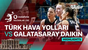 Turk Hava Yollari vs Galatasaray Daikin - Highlights  | Women's Turkish Volleyball League 2023/24