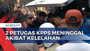 Isak Tangis Keluarga saat Kedatangan Jenazah Petugas KPPS yang Meninggal di Makassar