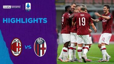 Match Highlight | AC Milan 5 vs 1 Bologna | Serie A 2020