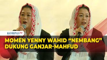Momen Yenny Wahid Lantunkan Tembang Jawa di Deklarasi Dukungan ke Ganjar-Mahfud MD