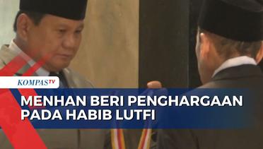 Prabowo Beri Habib Lutfi Penghargaan Dharma Pertahanan: Beliau Selalu Utamakan NKRI