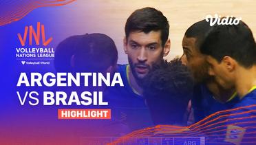 Match Highlights | Argentina vs Brasil | Men’s Volleyball Nations League 2023