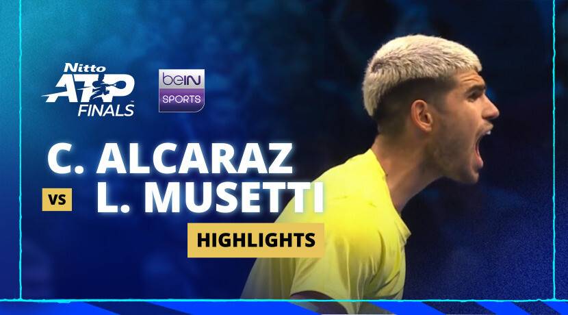 Carlos Alcaraz vs Lorenzo Musetti - Nitto ATP Finals 2025