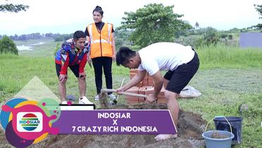 Superb!! Outfit Doni Salmanan Milyaran Tapi Masih Jago Aduk Semen!! | Indosiar X 7 Crazy Rich Indonesia