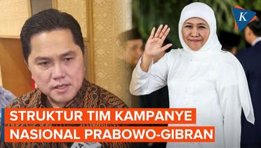 Khofifah dan Erick Thohir Tak Masuk Tim Kampanye Prabowo-Gibran