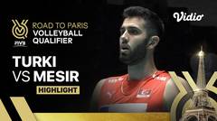 Turki vs Mesir - Highlights | Men's FIVB Road to Paris Volleyball Qualifier