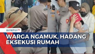 Marah-Marah, Warga Tak Terima Rumahnya Dieksekusi Pengadilan Negeri Kota Malang