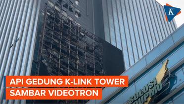 Pemadam Kebakaran: Api dari Lantai 7 Gedung K-Link Tower Sambar Videotron