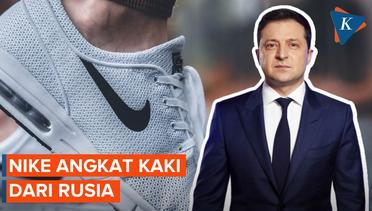 Zelensky Berterima Kasih Nike Angkat Kaki dari Rusia