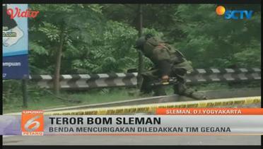 Tim Gegana Ledakkan Benda Diduga Bom di Sleman, Yogyakarta - Liputan 6 Petang