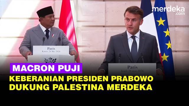 Presiden Macron Puji Keberanian Prabowo Subianto, Dukung Palestina Merdeka