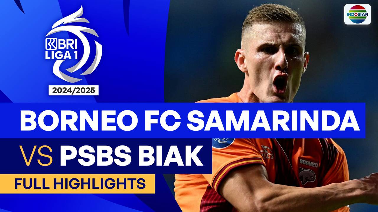 Sedang Berlangsung: Pertandingan PSBS Biak vs Borneo FC, Adu Ketajaman Hassan dan Peralta, Live Stre