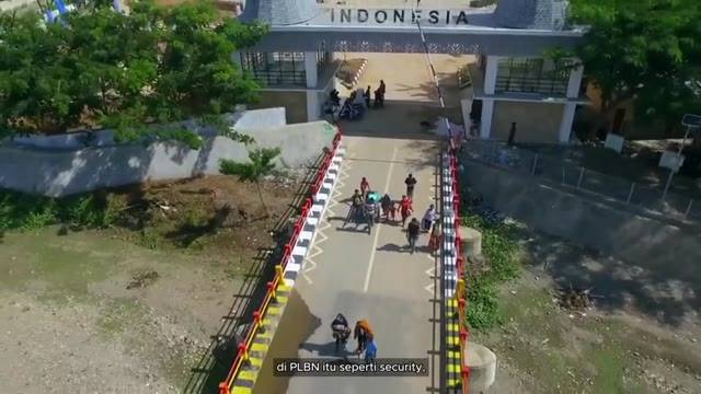 Pos Lintas Batas Negara Motaain di Kabupaten Belu, Nusa Tenggara Timur