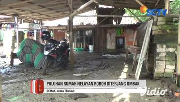 Kampung Nelayan Tambak Lorok Diterjang Ombak