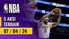 Top 5 | Aksi Terbaik - 7 April 2024 | NBA Regular Season 2023/24