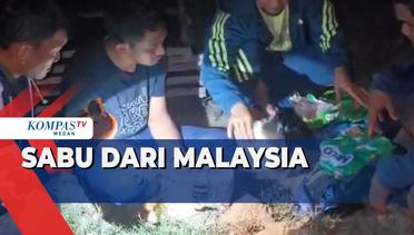 Satresnarkoba Polres Asahan Gagalkan Penyelundupan Sabu Asal Malaysia