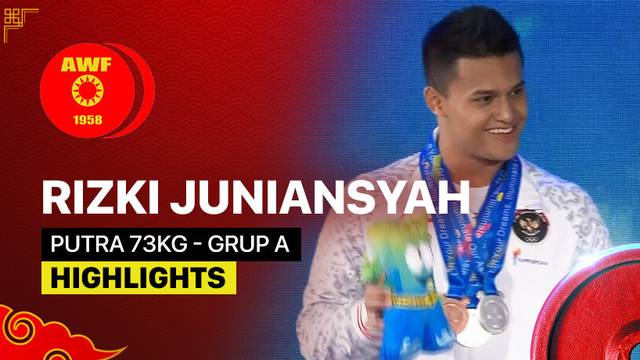 Rizki Juniansyah - Grup A - Highlights | Asian Weightlifting Championship 2025