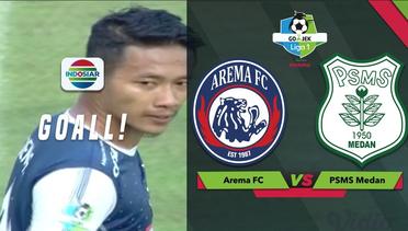Gol Dedik Setiawan – Arema FC (3) vs PSMS Medan (0) | Go-Jek Liga 1 bersama Bukalapak