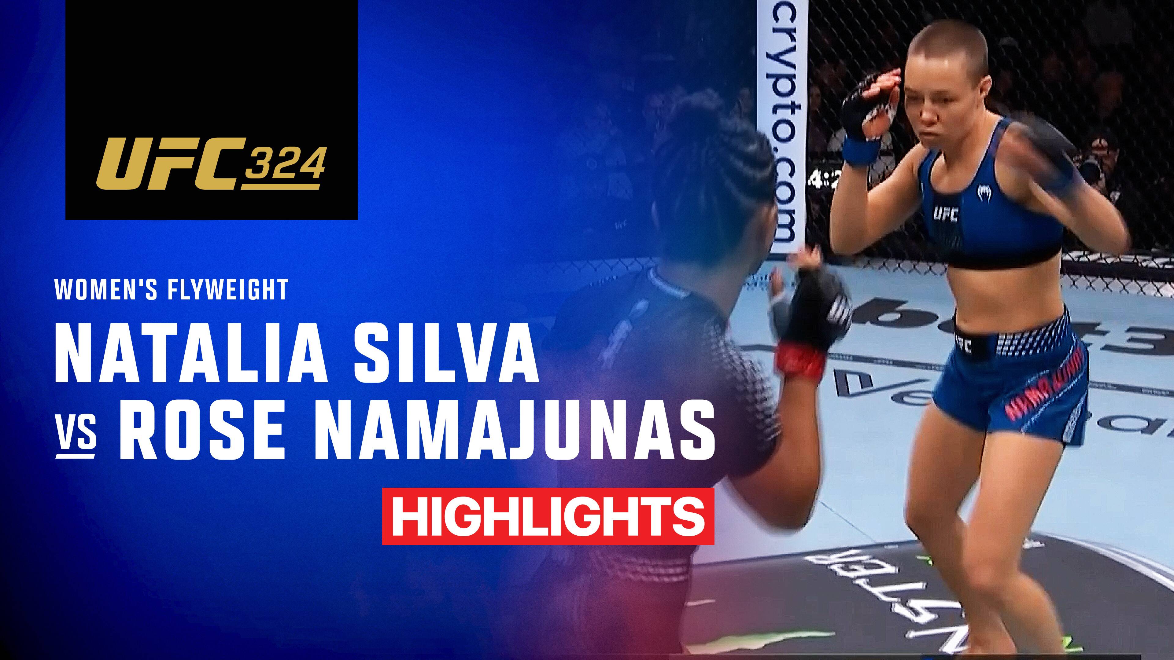 Natalia Silva vs Rose Namajunas - Women's Flyweight | UFC 324