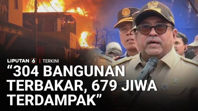 Wagub Rano Karno Cek Kondisi Korban Kebakaran Pasar Jiung Kemayoran di Pengungsian | Liputan 6