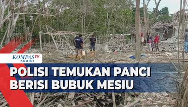 Polisi Temukan 3 Panci Berisi Bubuk Mesiu di Lokasi Ledakan Blitar