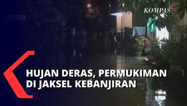 Hujan Deras Guyur Jakarta, Permukiman di Kebayoran Baru, Jaksel Terendam Banjir