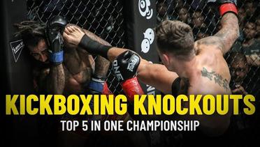 Top 5 Kickboxing Knockouts In ONE Championship