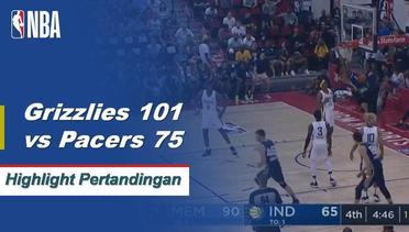 NBA | Cuplikan Pertandingan : Grizzlies 101 VS Pacers 75 | Summer League 2019