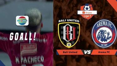 GOOLLL!!MANTUL!! Sundulan Keras William-Bali Utd Merobek Gawang Arema. Bali Utd Unggul 1-0 | Shopee Liga 1
