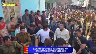 Sanjay Dutt shooting in Bamrauli Katara Village