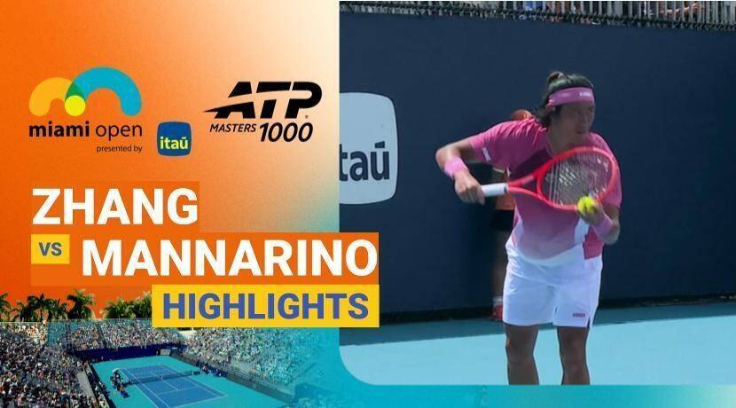 Zhizhen Zhang vs Adrian Mannarino - Round 1 (Court 3) | ATP 1000: Miami Open Presented by Itau 2026
