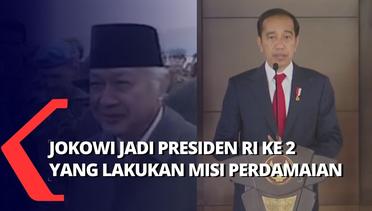 Jokowi, Presiden RI Kedua yang Lakukan Perjalanan untuk Misi Perdamaian Dunia