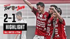 Match Highlight | Bali United FC vs PSIM Yogyakarta | Bali United Tour De Java 2021