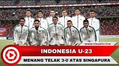 Menang 3-0 Timnas Indonesia U-23 Libas Singapura U-23